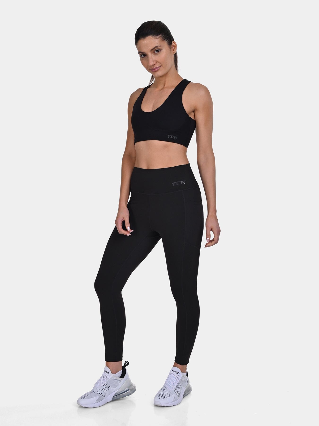 TCA Racerback Sports Bra for Women ā Seamless Wireless Bra with Removable Pads for Yoga, Pilates & Low-Impact Training