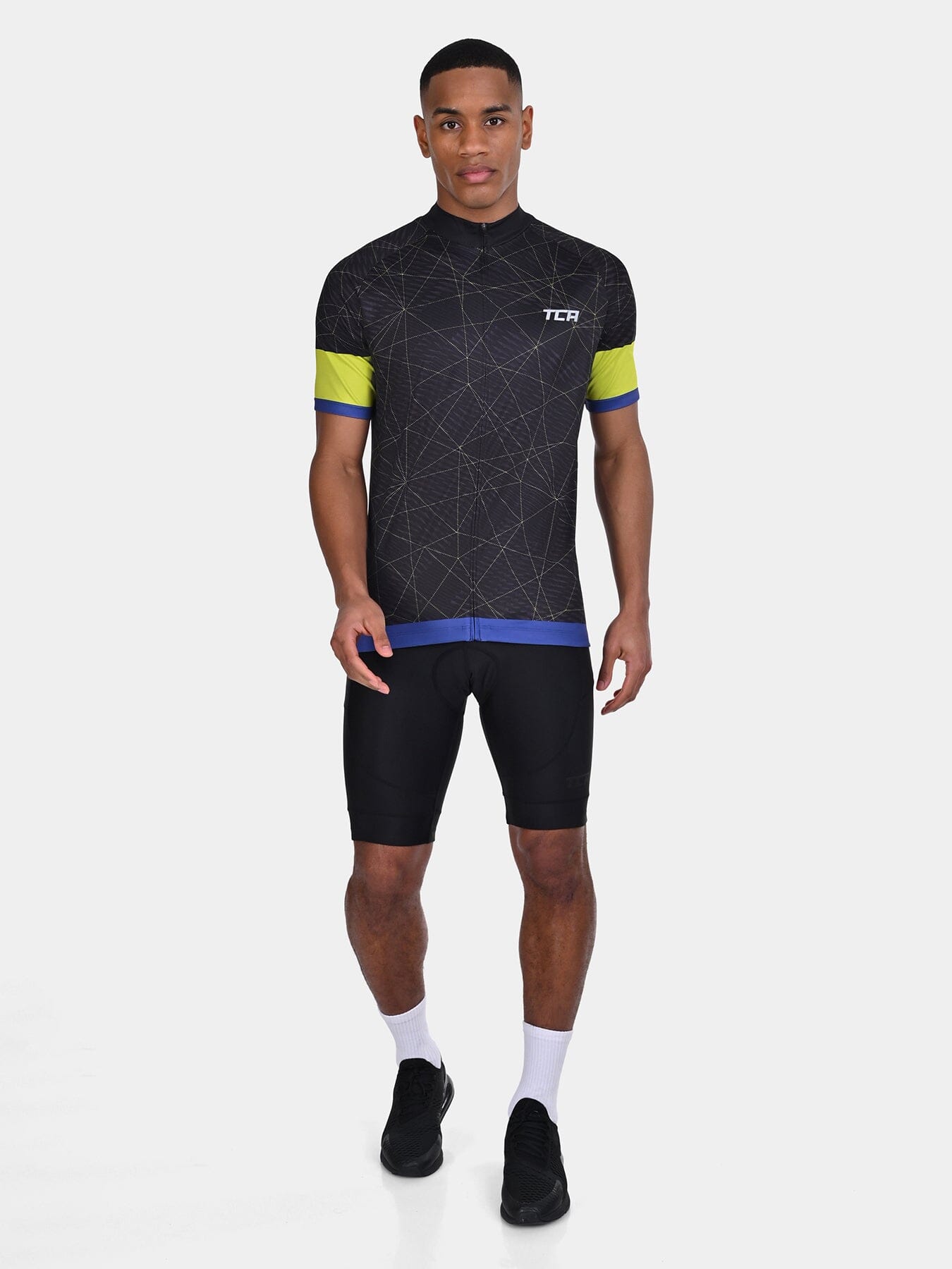 TCA Men's All-Day Cycling Jersey ā Lightweight Short Sleeve Bike Shirt - Athletic Fit Bicycle Shirt with 3 Cycling Back Pockets