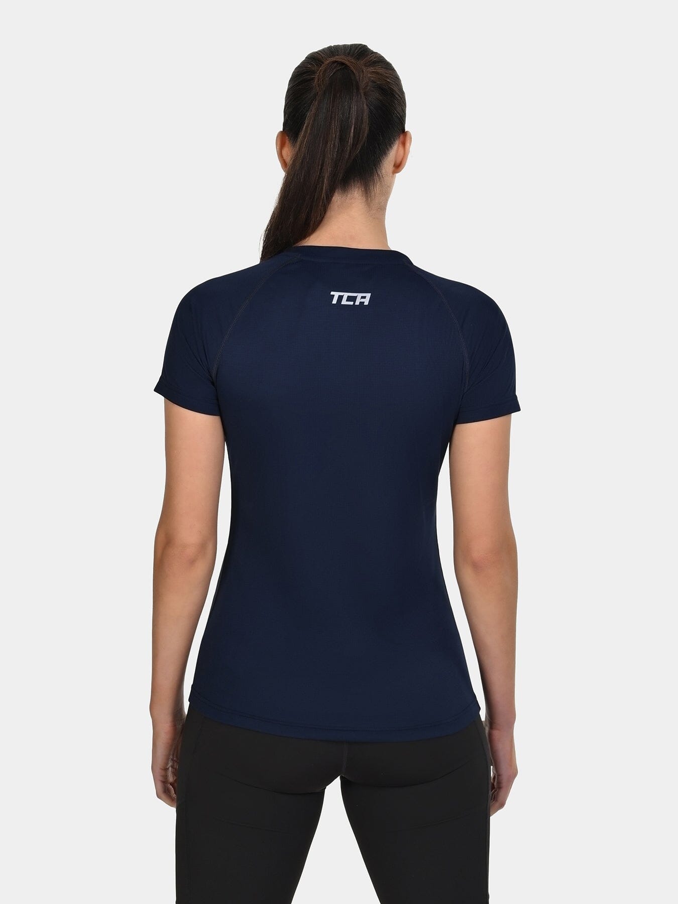 TCA Women's Lightweight Short Sleeve Shirt – Breathable Athletic Running T-Shirt for Yoga, Running, Gym, Training, and Fitness