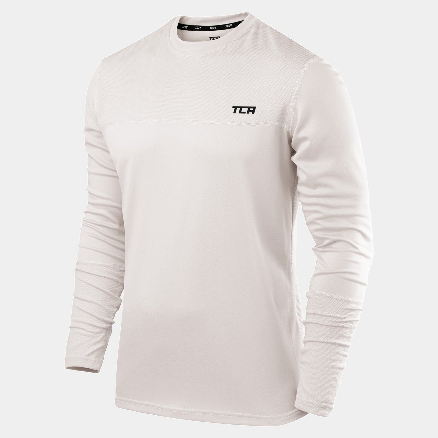 Stamina Long Sleeve Crew Neck Running Top For Men With Thumbholes