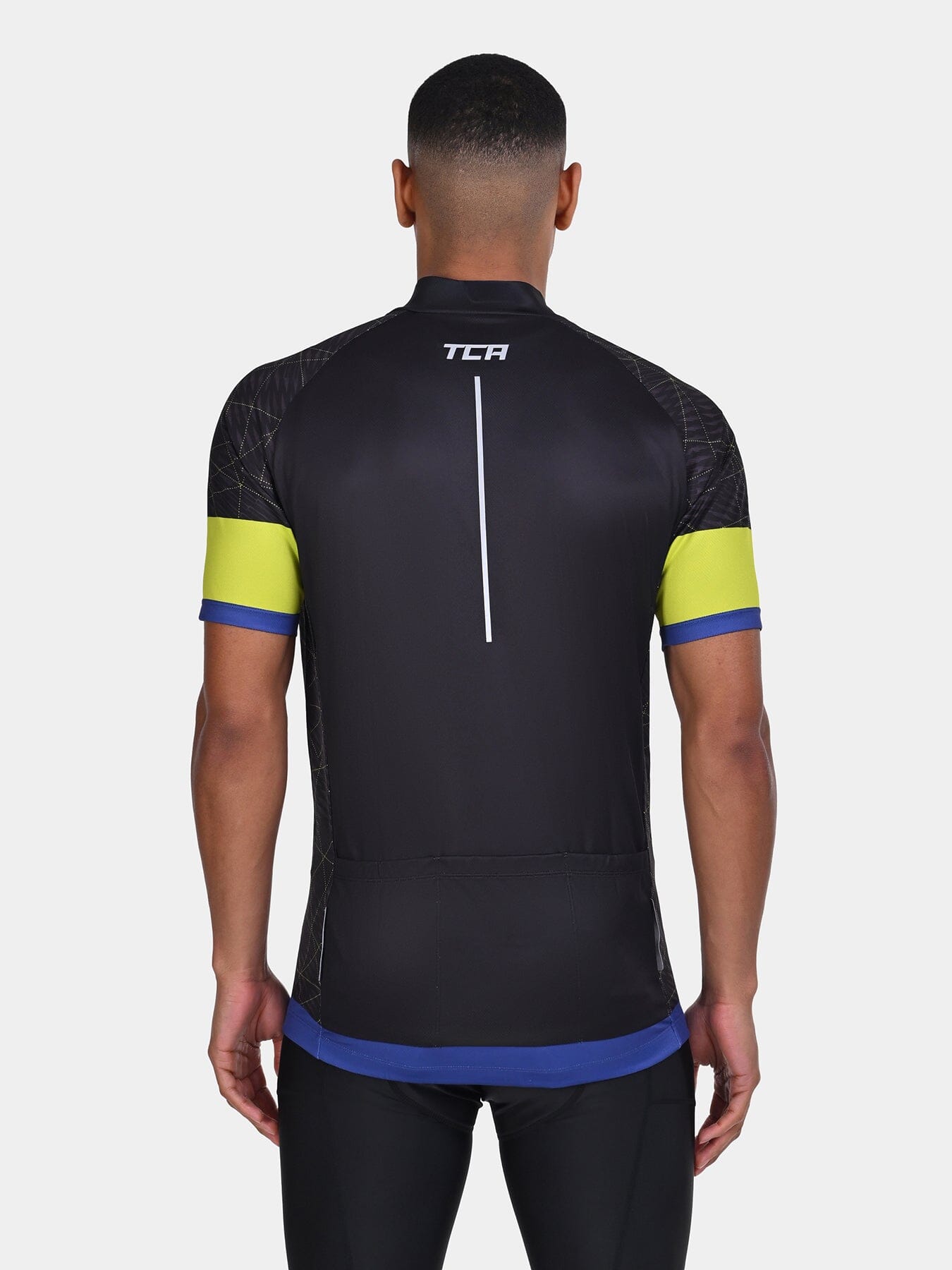 TCA Men's All-Day Cycling Jersey – Lightweight Short Sleeve Bike Shirt - Athletic Fit Bicycle Shirt with 3 Cycling Back Pockets