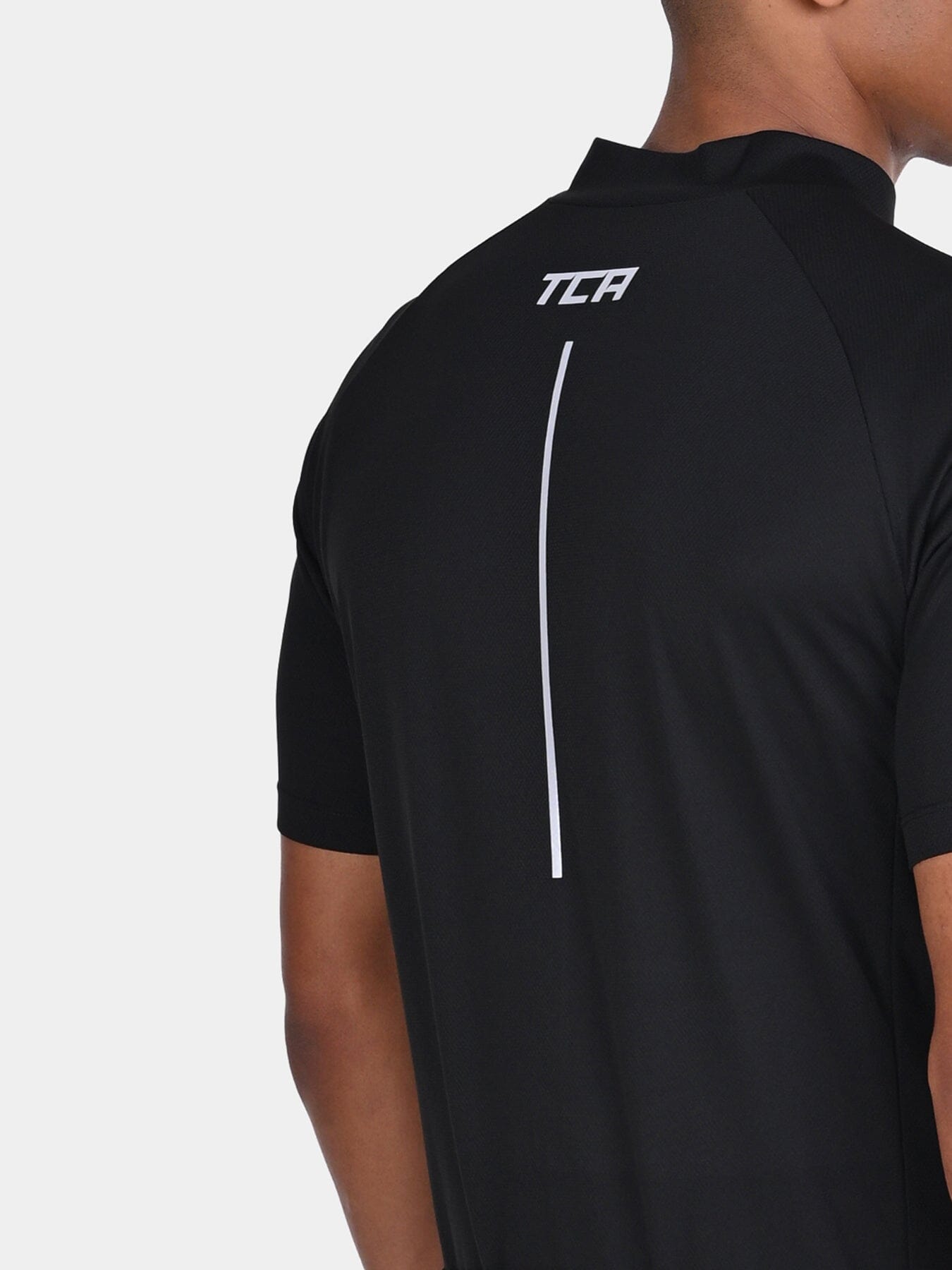 TCA Men's All-Day Cycling Jersey – Lightweight Short Sleeve Bike Shirt - Athletic Fit Bicycle Shirt with 3 Cycling Back Pockets